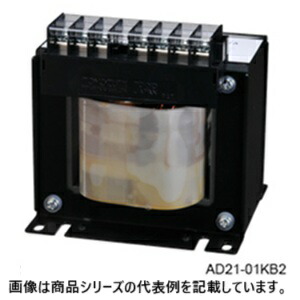 豊澄電源機器(TOYOZUMI)国内JIS 汎用トランス(単相単巻)■型式：AD21-01KB2□1次電圧(V)：200/220/240□2次電圧(V)：100/115□2次電流(A)：10□容量(VA)：1k□質量(kg)：5.4