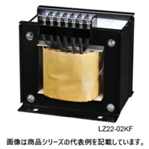 豊澄ワット数計器(TOYOZUMI)国内JIS 汎用トランス状態(単相複巻)■型：LZ22-05KF□1次起電力(V)：180/200/220□2次起電力(V)：200□2次電流(A)：25□電気容量(VA)：5k□質量(kg)：38.3