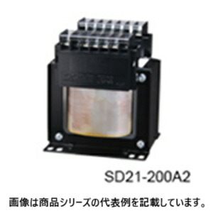 豊澄電源機器(TOYOZUMI)国内JIS 汎用トランス(単相複巻)■型式：SD21-01KB2□1次電圧(V)：200/220/240□2次電圧(V)：100/110/115□2次電流(A)：10□容量(VA)：1k□質量(kg)：11