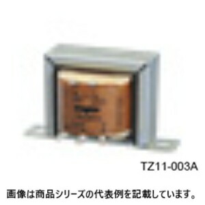 豊澄ワット数計器(TOYOZUMI)国内JIS 汎用トランス状態(単相複巻)■型：TZ11-003A□1次起電力(V)：100□2次起電力(V)：100□2次電流(A)：0.03□電気容量(VA)：3□質量(kg)：0.2
