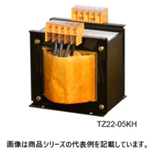 豊澄電源機器(TOYOZUMI)国内JIS 汎用トランス(単相複巻)■型式：TZ22-05KH□1次電圧(V)：180/200/220/240□2次電圧(V)：200/220/240□2次電流(A)：25□容量(VA)：5k□質量(kg)：34.5｜電電虫＠ｗｅｂ