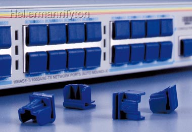 楽天市場 ヘラマンタイトン Rj45ダストカバー スイングタブlanポート カバー 色 紺色 エストラマー製 Dcmjst １箱１００個入り 電電虫 ｗｅｂ