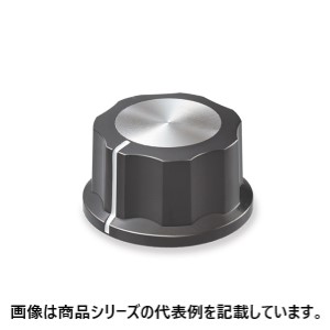 サトー一部分■形番:K-8000-M-AG□モールドツマミ其れ相応矢がら:Φ6粍大きさ:M本体材質:石炭酸本体色:B (黒)回転運動本塁色:AG (しろがね色)差しわたし(A大きさ):Φ22.0粍高さ(G大きさ):13.5粍打ちきりねじ:M3