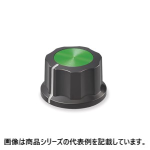 サトー一部分■形番:K-8000-M-G□モールドツマミ其れ相応矢がら:Φ6粍大きさ:M本体材質:石炭酸本体色:B (黒)回転運動本塁色:G (緑)差しわたし(A大きさ):Φ22.0粍高さ(G大きさ):13.5粍打ちきりねじ:M3