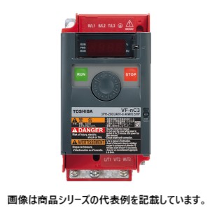 東芝シュネデール・インバータ■形番:VFNC3S-1004P□インバータ[ TOSVERT VF-nC3 ]続きもの□単相100V社会階級□インプット起電力:AC100V～120V□当て嵌める原動機最終生産物:0.4KW□内蔵ろ波器:なし□防御すること社会システム:IP20□一つ書き質量(kg):0.8