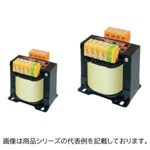 スワロー電機電源トランス(ねじアップ端子台)■型式:SNK22-3000E□仕様: 一次電圧:200V-200V-180V-0 二次電圧:115V-110V-100V-0-E 容量:3kVA□端子ねじ:M5□絶縁種類:F種□重量:30kg|電電虫@web