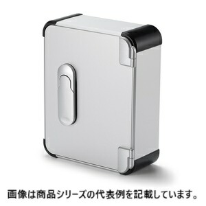 タカチ電機工業開閉式アルミコントロールボックス■型式：AUH66-16-20NSB□外寸 W-H-D(mm)：W:160 H:66 D:200□内寸 w-h-d(mm)：w:153 h:59.3 d:193□鍵の有無：無し□カラー：SB□取付シャーシ(別売)：AUC16-20