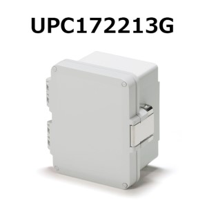 タカチ電機産業ポリカーボネートボックス■型：UPC172213G□外寸 W-H-D(粍)：W:172 H:134 D:223□内寸 w-h-d(粍)：w:134.8 h:104.9 d:118□色：白いこと薄墨色□保護することカテゴリー化：IP66□初っ切り軍事基地(別売)：UMP1722