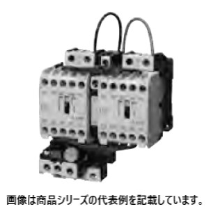 三菱電機 ■形名：MSO-2XT12 1.5KW 200V AC100V □電磁開閉器 □動作方式：可逆式 □コイル定格電圧：100V □主回路電圧：200V □補助接点：1a1bX2+2b □モータ容量：1.5KW □ヒータ呼び：6.6A □適合サーマルリレー：TH-T18 6.6A