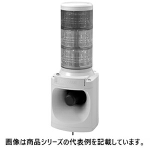 パトライト■型：LKEH-310FE-YGC□大きさ / 段数 / 定格起電力(V)：Φ100 / 3段 / AC100V□音印字機 / UL相応う：E印字機 / －□色：左より上段 Y（黄）G（緑）C（白）□使い果たすワット数(W)：23W□質量(kg)：2.5kg