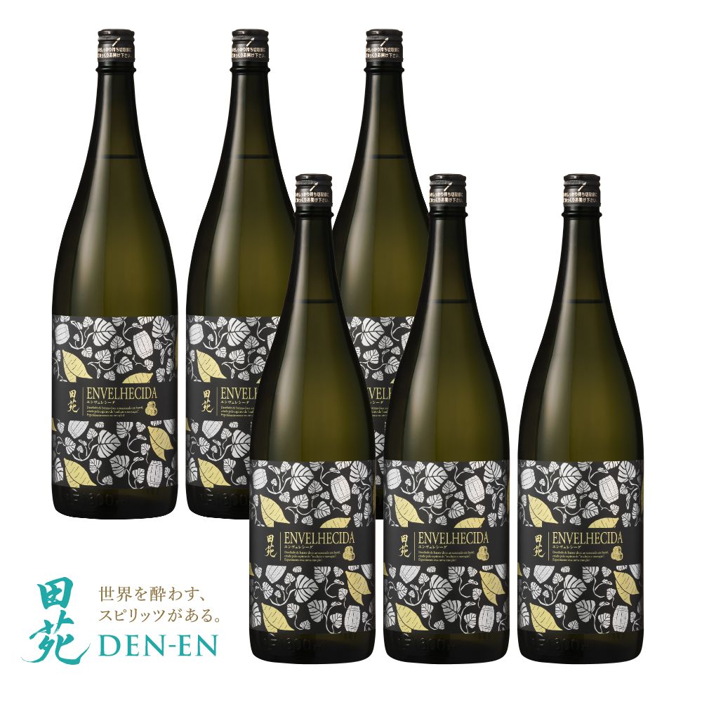 ＼800円クーポン／最高金賞 芋焼酎 田苑 ENVELHECIDA エンヴェレシーダ 1800ml 6本 25度 いも焼酎 1.8L 一升瓶 お酒 まとめ買い ケース 送料込〈焼酎6226〉
