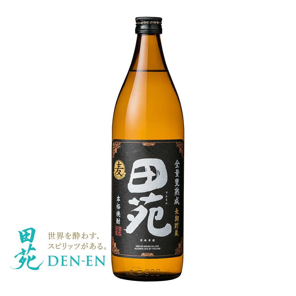 楽天市場】麦焼酎 田苑 黒ラベル 1800ml 25度 長期貯蔵 全量甕貯蔵 国産大麦 むぎ焼酎 : 田苑酒造 公式通販【楽天市場店】