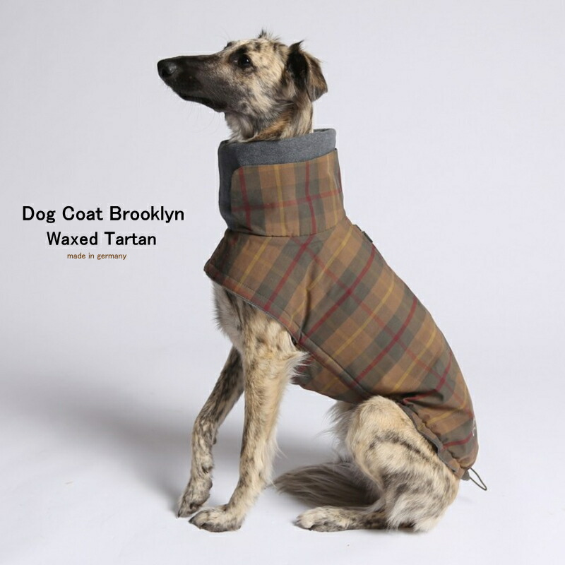 Dog Coat Brooklynwaxed Tartanドッグコート ブルックリンワックスタータンsize5 撥水犬用コート Cloud7 クラウド7 犬 服 コート 祝開店 大放出セール開催中