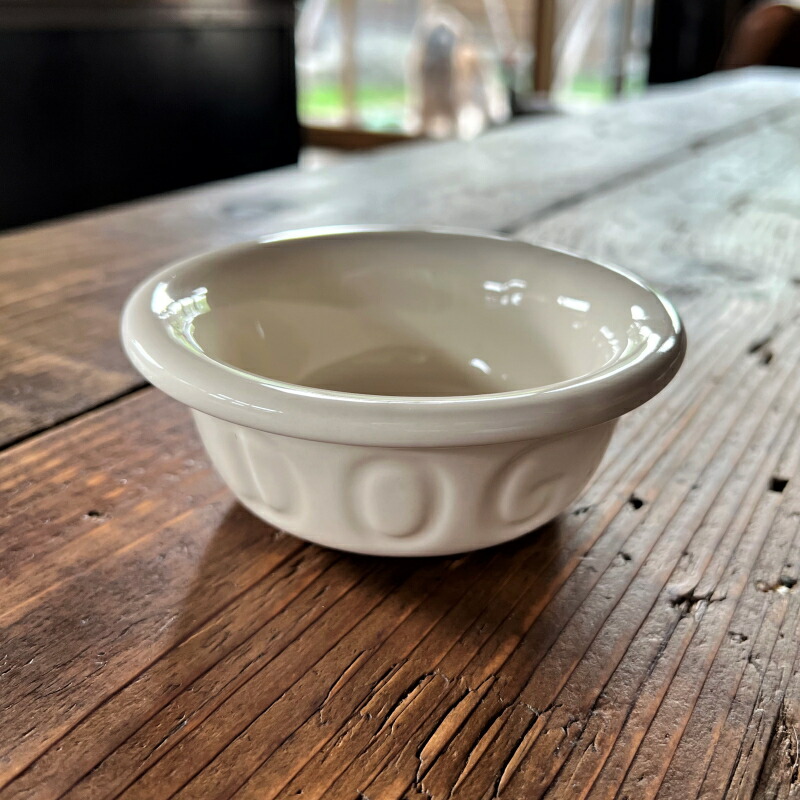 楽天市場】BAUER POTTERY Berry BowlWhiteホワイト(犬猫用食器