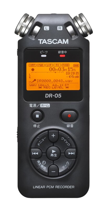 TASCAM タスカム 直線的PCMリコーダー DR-05 VER3
