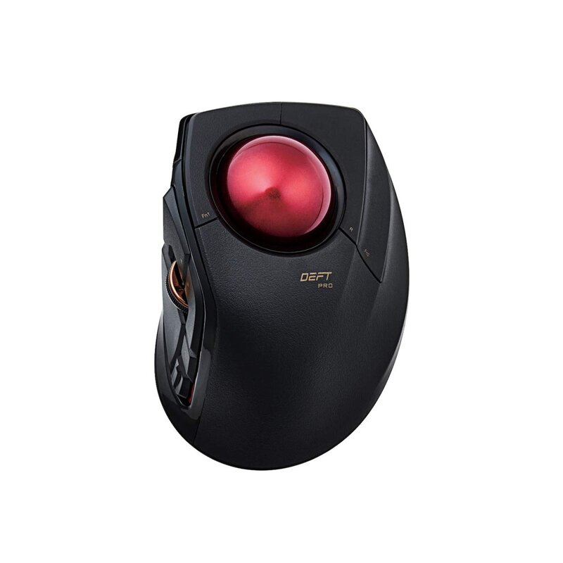 エレコム トラックボール二十日鼠/人さし指/8名取り草/有線/無線電話/Bluetooth/黒いこと