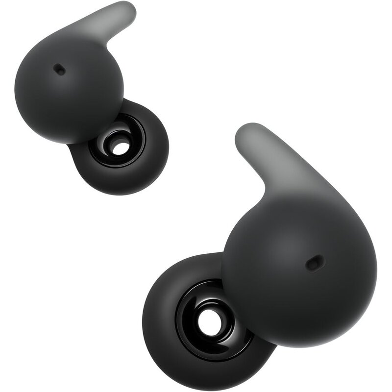 ソニー(SONY) オープンイヤー LinkBudsOpen Bluetooth ワイヤレスイヤホン 防滴 ロングバッテリー最大8時間連続再生 マイク付 迫力の音質 軽量 コンパクト カラフルケースカバー WF-L910 ブラック|denit_shop店