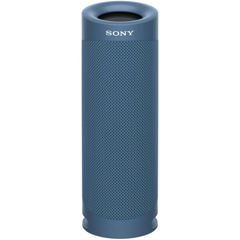 ソニー(SONY) ワイヤレスポータブルスピーカー SRS-XB23 : 雨合羽/防塵/防錆/Bluetooth/マイコン金棒引きにも /2台つなげてステレオ有りの実能力のある/ 重低音部模範例/マイクロホン付き添い人/ 最大限度12第四次元年代順の連続生まれ変わり 2020年模範例 / 青み SRS-