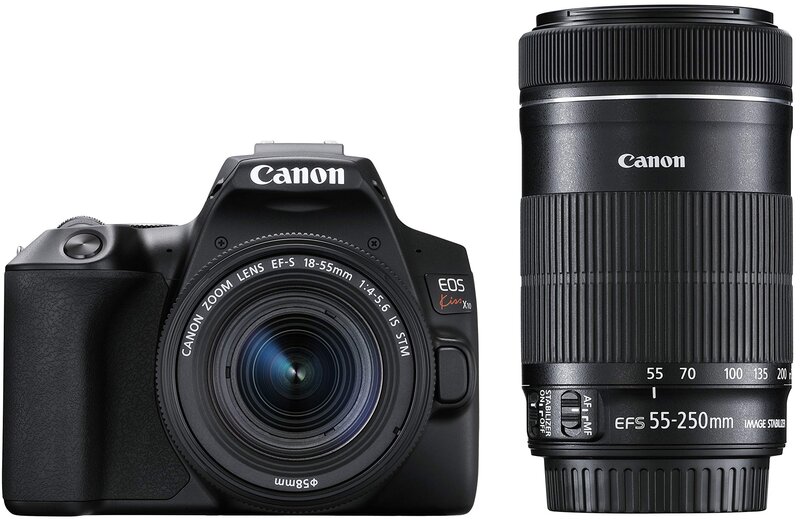 Canon デジタル一眼一眼レフ写真機 EOS Kiss X10 ダブルズームキット 黒いこと EOSKISSX10BK-WKIT