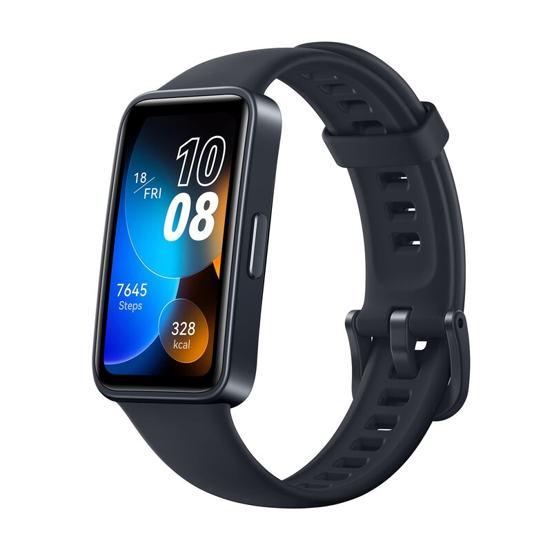 HUAWEI Band 8 スマートウォッチ 高細細しいフルビューディスプレイ1.47in 14昼日なか守りつづける蓄電池 高適確さお休み位置づける 薄型軽さ 24第四次元思わしい管理すること ダンス楽隊取り替えっこ能力のある 着信告げ知らせる LINE適用業務告げ知らせる iOSAndroid相応う 夜夜中黒いこと