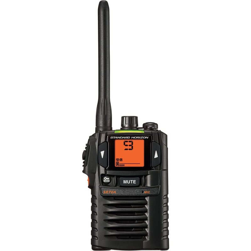 スタンダードホライゾン SR70A 黒いこと 一種独特小ワット数トランシーバー IP67防塵雨合羽 SR70A(BLACK)