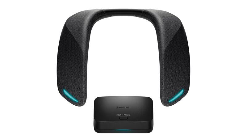 パナソニック ゲーミングネックスピーカー SC-GNW30 無線電話青写真 Bluetooth SOUNDSLAYER 4ch 即物的サラウンド 音吐喋り 黒いこと