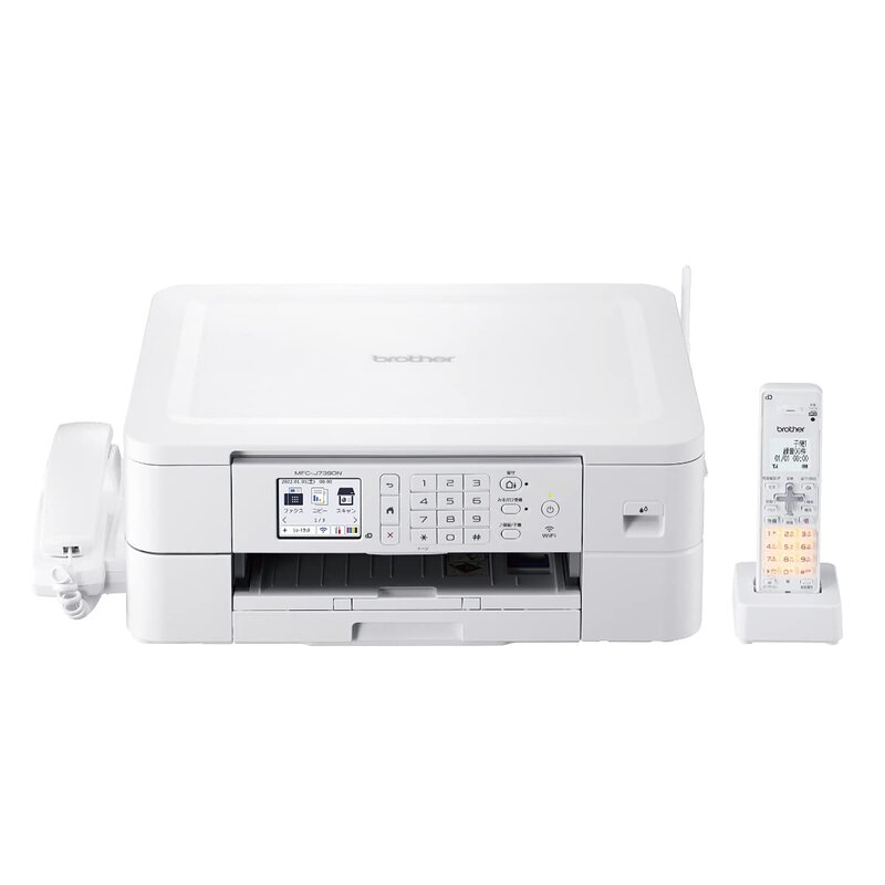 ブラザー工業(Brother Industries) PRIVIO カラー プリンター A4インクジェット複合機 MFC-J739DN (FAX/電話機/Wi-Fi/スマホ・タブレット接続)｜denit_shop店