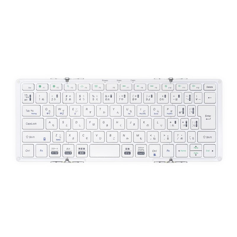 Mobo モボ(Mobo) 鍵盤 MOBO Keyboard 2 Bluetooth 5.1 日本語割りつける USB-C 折りたたみ型 専用入れもの兼照明ランプ 付き添い人 しろがね色/白いこと AM-K2TF83J/SLW