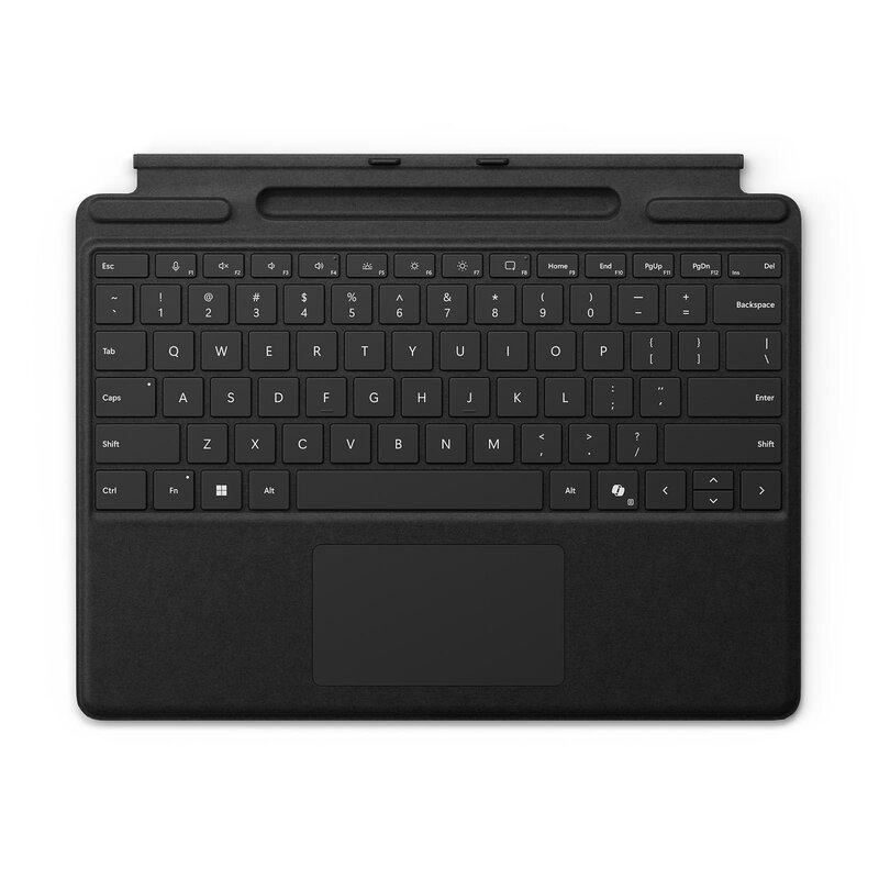 マイクロソフト Surface Pro キーボード（ペン収納付き/スリム ペン別売り）/ ブラック / 8XA-00186｜denit_shop店