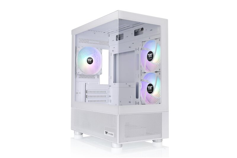 Thermaltake View 170 TG ARGB Snow Micro-ATX ミニ円柱型パソコン入れもの 白いこと CA-1Z4-00M6WN-00 CS9125