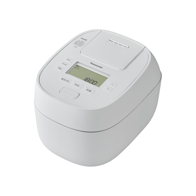 パナソニック 炊飯器 5.5合 おどり炊き 大火力包み加熱 ホワイト SR-N510D-W｜denit_shop店