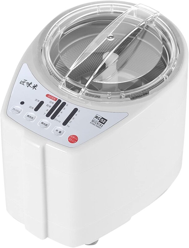 山本電気 家庭用精米機 MICHIBA KITCHEN PRODUCT 匠味米 ホワイト MB-RC52W|denit_shop店