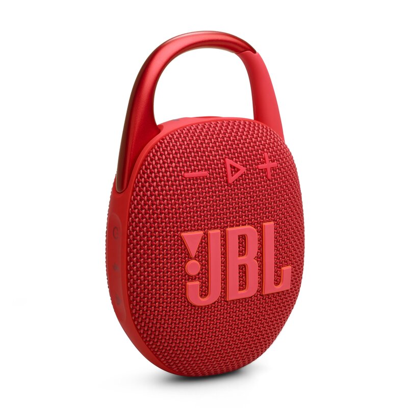 JBL CLIP5 Bluetooth金棒引き USB C申し受ける/IP67防塵雨合羽/適用業務相応う/カラビナ社会システム/パッシブラジエーター積み上げる/携帯型/赤いこと JBLCLIP5RED