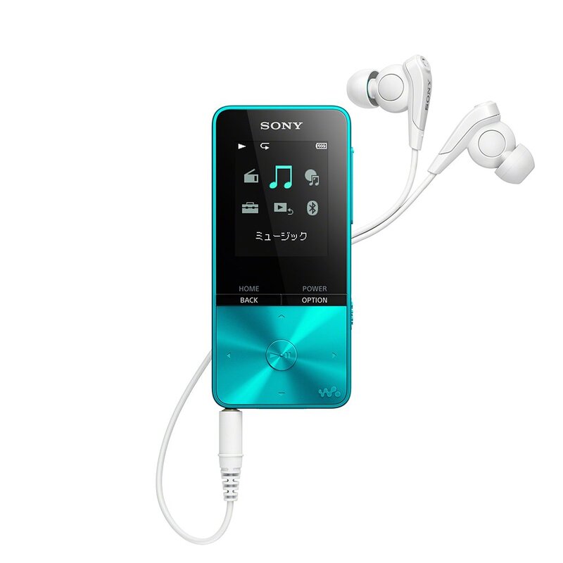 ソニー ウォークマン Sシリーズ 16GB NW-S315 : MP3プレーヤー Bluetooth対応 最大52時間連続再生 イヤホン付属 2017年モデル ブルー NW-S315 L|denit_shop店