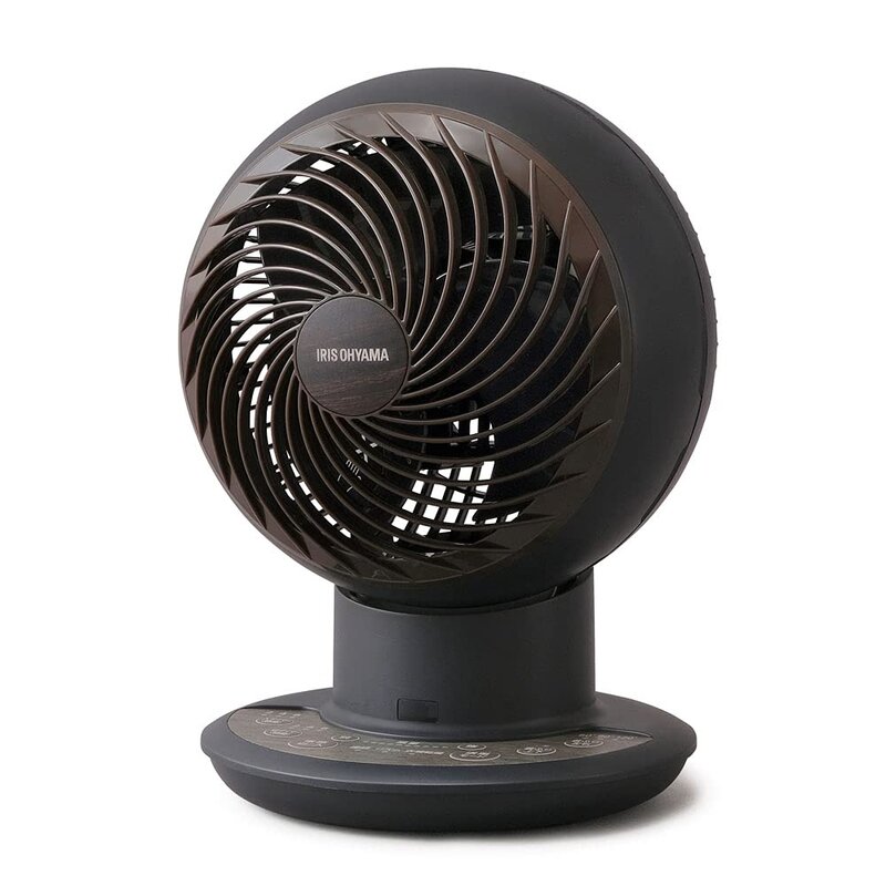 アイリスオーヤマ サーキュレーターアイ DC JET 15cm KCF-SDCC151T-B ブラック｜denit_shop店