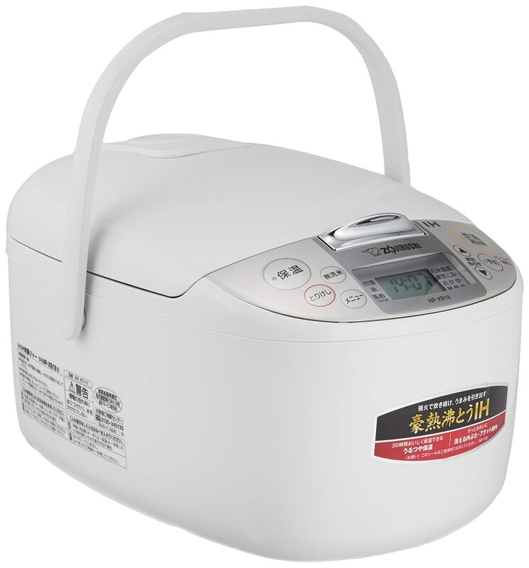 象印マホービン 炊飯器 1升 限度炊き IH手合い 保温30第四次元 白いこと NP-XB18-WA