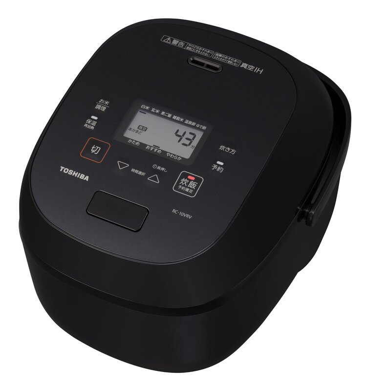TOSHIBA(東芝) 炊飯器 炎匠炊き 5.5合 RC-10VRV(K) グランブラック 無意味さIH rice cooker 日本製 無意味さひたし 無意味さ保温精白米40第四次元