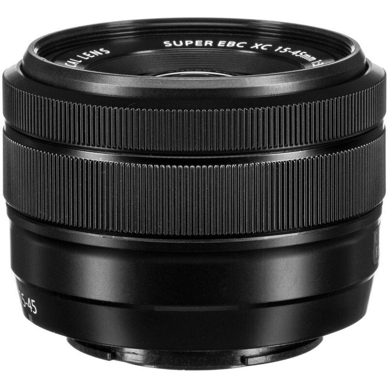 富士フイルム(FUJIFILM) X 取り替えっこ水晶体 フジノン 望遠レンズ 標準尺度 パウダーコンパクト XC15-45粍 手ブレ手を加える 電動望遠レンズ 黒いこと F XC15-45MMF3.5-5.6OIS PZ B