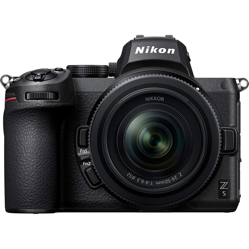 Nikon 鏡鑑受け答え一眼写真器 Z5 水晶体一揃いの道具 NIKKOR Z 24-50粍 f/4-6.3 属する Z5LK24-50 黒いこと カメラ・ビデオカメラ・光学機器-デジタルカメラ-ミラーレス一眼カメラ