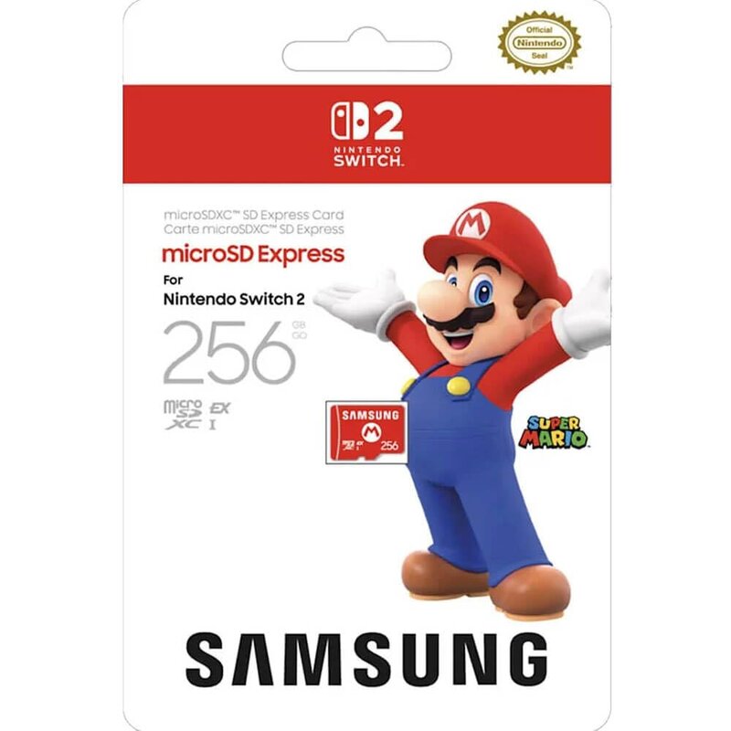 Samsung microSD Express Card 256GB Nintendo Switch 2用