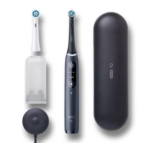 赤銅色 BRAUN 電動歯刷子 ブラックオニキス Oral-B(口述試験B)iO続きもの iO7 IOM72J22BDBK-W〈IOM72J22BDBK-W〉