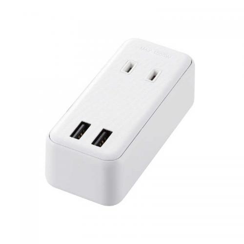 【楽天市場】エレコム ELECOM モバイルUSBタップ 直差し 2口 2ポート MOT-U07-22W〈MOTU0722WH〉:デンキチ ...
