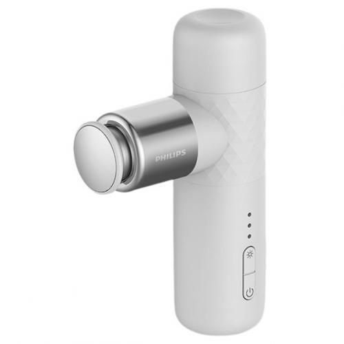 フィリップス PHILIPS ハンディマッサージャー ミニマッサージガン ホワイト PPM7302WH〈PPM7302-WH〉｜デンキチWeb 店