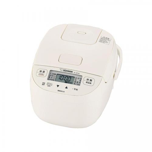 象印 ZOJIRUSHI パソコン炊飯ジャー 3合炊き ホンブルグ帽白いこと NL-BF05-WZ〈NLBF05-WZ〉