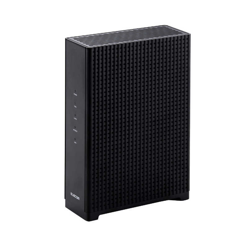 エレコム Wi-Fi 7 5764+1376Mbps セキュリティ搭載10Gルーター ブラック WRC-BE72XSD-B