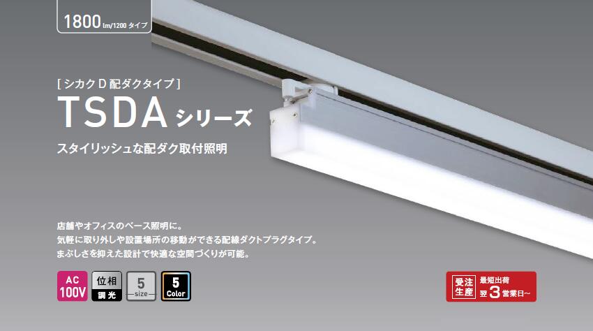 テスライティング   TES TSDA配ダク打っ付け照明装置TSDA続きもの1200大きさTSDA-120-□□ 導線導管繋ぎ印字機選べる色温５印字機TSDA-120-27TSDA-120-30TSDA-120-35TSDA-120-40TSDA-120-50【2026-04】