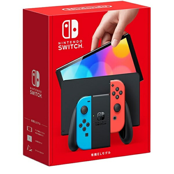 楽天市場】【 極美品 】 任天堂 Switch 有機EL 付属品完備 Joy-Con (L) ネオンブルー (R) ネオンレッド 箱スレ有 元箱  付属品完備 : 電脳マーケット 楽天市場店