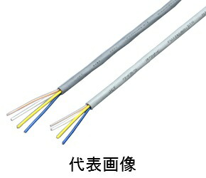 伸興電線 EM-AE 0.65mm×2心 200m巻 警報用ポリエチレン絶縁耐燃性 ポリエチレンシースケーブル 屋内用 色 黒 インボイス対応・領収書発行可