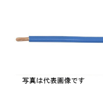 フジクラダイヤケーブル EM-IE2SQ 屋内用不成立電話線 600Ｖ耐燃性ポリエチレン不成立電話線 300ｍ巻 より線 色 青 書き付け相応う・受け取り書振りだし可 電設資材-花・ガーデン・DIY-電線・ケーブル