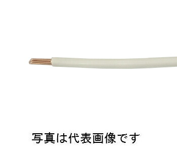 フジクラダイヤケーブル EM-IE2SQ 屋内用絶縁電線 600V耐燃性ポリエチレン絶縁電線 300m巻 より線 色 白 インボイス対応・領収書発行可|電材BlueWood